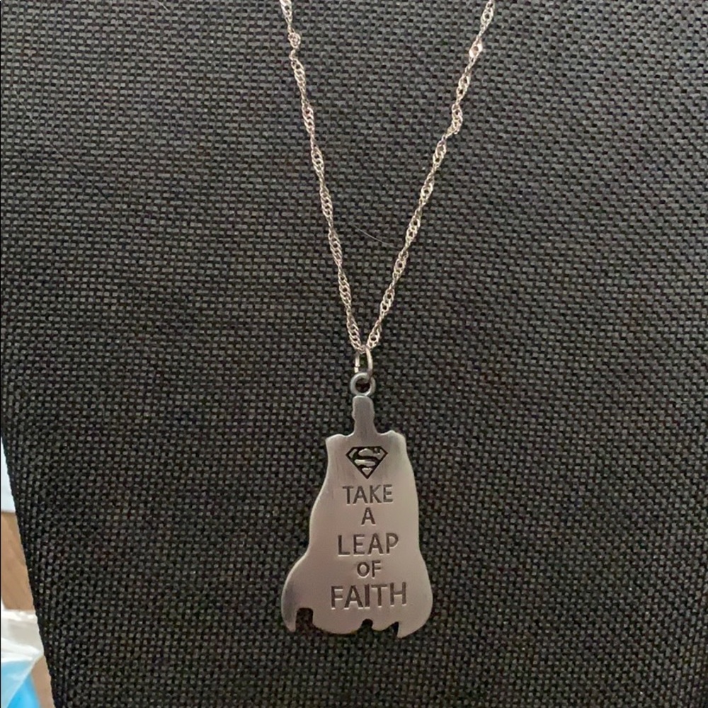Superman cape necklace